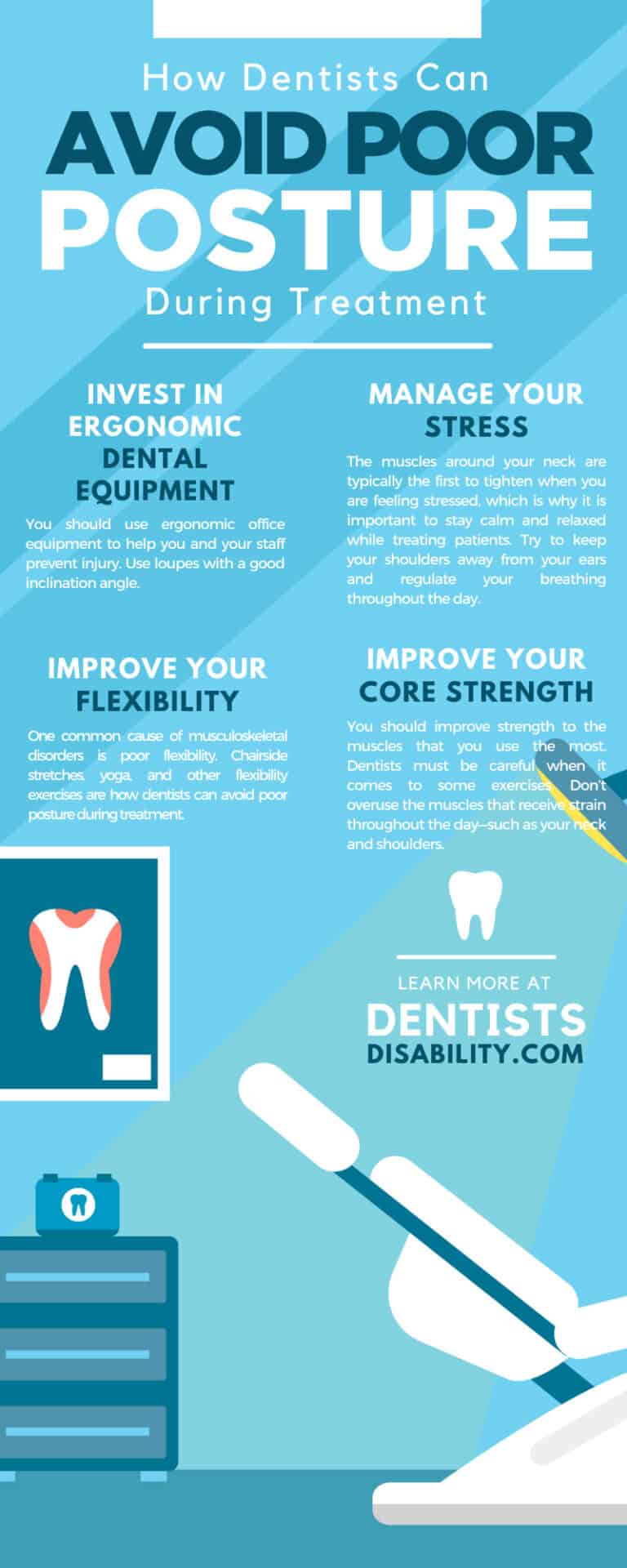 How Dentists Can Avoid Poor Posture During Treatment